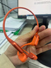 韶音（SHOKZ）OpenRun Pro 2 S820开放式蓝牙耳机骨传导耳机运动耳机跑步骑行无线耳机超长续航 熔岩橙 实拍图