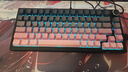膜爪K820键盘客制化机械键盘三模蓝牙电脑办公游戏电竞专用 黑莓侧刻 绿茵轴 实拍图