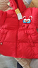 巴拉巴拉童装儿童羽绒服男童女童2025新款春装拜年服红色国风宝宝外套加厚 实拍图