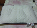 洁丽雅（Grace）枕芯枕头 颈椎枕分区针织按摩枕水立方中枕45*70cm 白色 单只装 实拍图