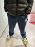 361°童装 儿童裤子25冬季男女童3-14岁针织长裤 【加绒】可墨蓝 150 实拍图