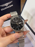 冠琴（GUANQIN）男士手表瑞士品质耐磨防水夜光全自动机械表双日历手表男机械表 全自动机械款-银壳黑面 实拍图