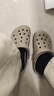 CROCS卡骆驰洞洞鞋贝雅男鞋女鞋轻便耐磨一脚蹬拖鞋休闲鞋|10126 卵石色-2V3 37 /38(230mm) 实拍图
