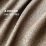 水星家纺免打孔窗帘遮光卧室高遮光布杆子全套飘窗遮阳帘5x2.7m米色 实拍图