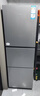 美的（Midea）220L三门冰箱灰色租房家用客厅宿舍小型冰箱三开门三温低耗省电低音运行BCD-220TM 实拍图