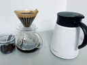CLITON手冲咖啡壶套装电动磨豆机手摇咖啡机手冲壶滤杯收纳木支架9件套 实拍图