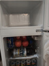 HYUNDAI（韩国现代）小冰箱迷你小型家用冷藏冷冻宿舍出租房办公室双开门二门电冰箱节能省电 80L白【行业热卖+日销过百】 实拍图
