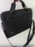 七匹狼男士商务公文包单肩男包大容量横款斜挎包帆布包手提包出差电脑包 黑色商务款 黑色 实拍图