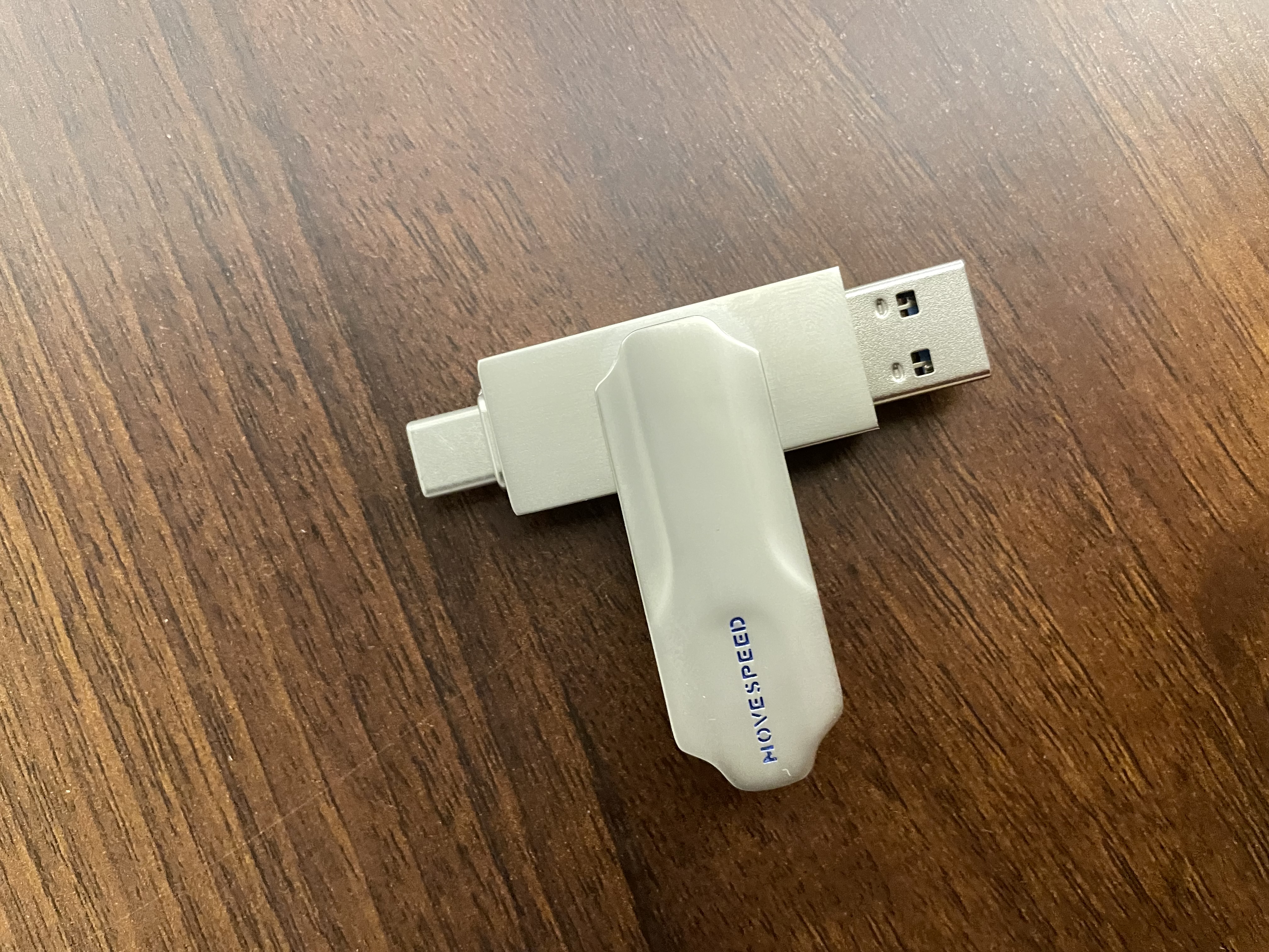 移速（MOVE SPEED）1TB U盘 Type-C USB3.2 双接口大容量手机电脑两用u盘OTG安卓苹果办公高速移动优盘 灵动Pro 实拍图