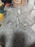 【京东物流】冰川纹玻璃杯时尚潮流ins风果汁杯酒杯水杯 冰川杯250ml6只 实拍图