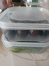 【冰箱神器】保鲜盒食品级冷冻收纳盒微波炉饭盒学生便当盒餐盒 可冷冻收纳盒 6个装 350ml 实拍图