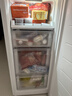 海尔（Haier）山茶花138L立式冰柜小型家用小冰柜风冷无霜一级节能大容量深冷冷柜小冰箱BD-138WGH90WF国家补贴 实拍图