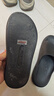 京东京造【3.5cm踩屎感】eva厚底拖鞋防臭休闲凉拖鞋 夜色黑 44-45 实拍图