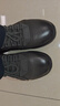 百丽厚底增高健步鞋男25秋新抓纹牛皮户外休闲运动鞋A2215CM5预售 灰色 40 (250mm) 实拍图