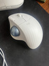 罗技（Logitech）ERGO M575 S无线蓝牙鼠标 无线轨迹球鼠标办公 人体工学鼠标双模 Mac笔记本电脑电池款USB家用鼠标 M575 珍珠白(优联接收器) 实拍图