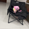 牧高笛（MOBIGARDEN）折叠月亮椅 户外露营便携懒人椅躺椅露营椅子 NX25665013 曜石黑 实拍图