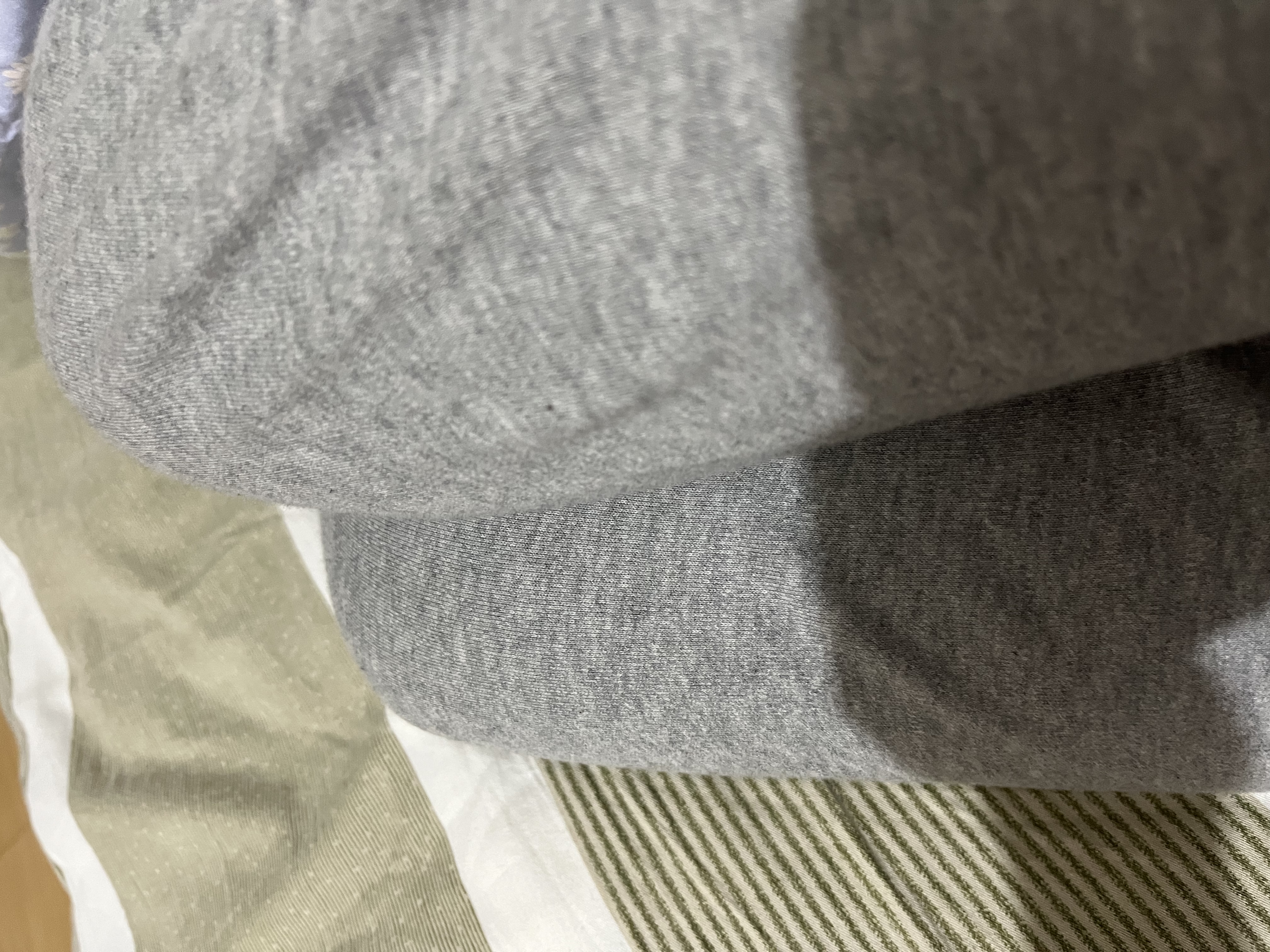 AB内衣秋冬男士单件保暖纯棉高腰秋裤打底裤 中麻灰 XXXXL 实拍图