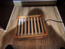 湘森实木烤火炉取暖器家用暖脚器电暖足烤火箱家用烤火器办公室烘脚器烤脚取暖器电热烤火盆暖脚神器ZM 38*32CM豪华经典款【过热保护+智能温控】 实拍图