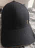 猫人帽子男冬季羊毛保暖男士鸭舌帽大头围品牌棒球帽闭口帽子 黑色 实拍图