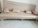 品上凯迪斯 现代简约多功能沙发床两用可折叠沙发床客厅沙发小户型懒人沙发 米黄炫彩科技布 【炫彩海绵款】升级2.0米长1.2米宽2扶手2腰枕 实拍图