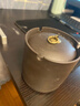 京东物流 紫砂陶瓷烟灰缸男士家用防飞灰密封茶几装饰摆件 海纳百川带盖-烟灰缸1个装 实拍图