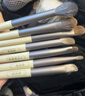魅丝蔻（MSQ）10支摩卡动物毛化妆刷套装散粉刷腮红刷修容鼻影刷眼影刷美妆工具 实拍图