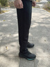 安踏男裤运动裤男春秋季新款针织宽松直筒裤子男士休闲长裤青少年卫裤 【推荐款春季新款直筒裤-口袋拉链】基础黑 千人购买 S /165 适合100-120斤 实拍图