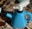 九千谷洒水壶浇花1.3L两用手压式喷壶家用浇水壶喷雾器园艺浇花蓝色7024 实拍图