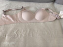 嫚熙（EMXEE）哺乳内衣孕妇文胸喂奶前开扣聚拢有型怀孕期胸罩 【咖啡色】2mm轻薄杯清凉排湿 L 实拍图