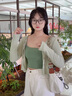 viney包包女包斜挎包时尚饺子包帆布包通勤老婆生日520送女朋友礼物 【白拼棕】情人节实用高级感高档学生腋下包 休闲品牌百搭轻奢单肩包 实拍图