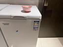 澳柯玛（AUCMA）100升单温冷柜家用减霜小冰柜冷藏柜冷冻柜小型冷柜卧式顶开门冰箱一级能效 BC/BD-100H 以旧换新 实拍图