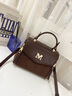 CADUNI KAISER包包女包牛皮小众剑桥包百搭手提单肩包生日礼物高级感送女友老婆 【咖啡色】实用走心 新款时尚轻奢高颜值鞋款包 实拍图