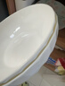 斯凯绨（Sky Top）米饭碗纯白浮雕骨瓷汤碗陶瓷家用餐具套装4.75英寸4件水晶系列 实拍图