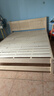 零树 实木床双人床简易床1.5m*1.9m床+5cm椰棕床垫包安装JY-B04(套装) 实拍图