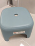 禧天龙（Citylong）家用塑料凳板凳防滑加厚儿童凳浴室矮凳子蓝色 1个装 实拍图