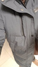 雪中飞秋冬新款时尚休闲舒适廓形男士“H”版型印花立领连帽羽绒服男 钢铁灰|8224 XL /180/100A 实拍图