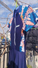 梵迪拉（F.DYRAA）泳衣女夏遮肚连体游泳馆海边显瘦游泳三件套11015藏蓝裙式连体XL 实拍图