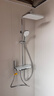 九牧（JOMOO）花洒淋浴套装琴键按摩喷枪除垢顶喷水愈精灵淋浴器36668-882/1B-1 实拍图
