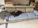 钟爱一生沙发座垫盖布巾四季通用红木沙发垫防滑四人位闪电熊浅灰90*240cm 实拍图