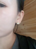 禾匠轻奢通体S925银锆石耳钉女士高级感生日礼物通勤养耳洞送女友老婆 925银针金色耳钉【配证书】 实拍图