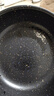 【亏本清仓】韩式麦饭石色不粘锅平底锅铁锅电磁炉不带盖 黑色小煎锅 16cm 实拍图