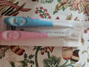 英国DR.WLEN迪王儿童牙刷1-2-3-6岁幼儿宝宝婴儿蓝粉万软毛呵护清洁乳牙刷 实拍图