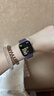 Apple/苹果 【女神节】Watch S11 智能手表GPS款42毫米银色铝金属表壳雾紫色运动型表带S/M 实拍图