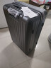 卡拉羊新款4:6开深舱行李箱大容量纯PC旅行箱CX8132 钛金灰 24英寸 实拍图