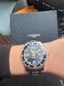 浪琴（LONGINES）瑞士手表 康卡斯潜水系列 男士钢带机械表情人节礼物L38414966 实拍图