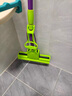 妙洁胶棉拖把27cm杆长120共2头滚轮式懒人家用一拖净免手洗海绵吸水 实拍图