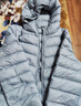 鸭鸭（YAYA）佟丽娅同款轻薄羽绒服女新款秋冬季休闲短款连帽轻便韩版排骨外套 雾霾蓝 3XL 实拍图