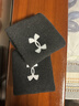 安德玛（Under Armour）护腕运动健身吸擦汗腕巾带羽毛球篮排网球腱鞘炎医手腕扭伤用护具 实拍图