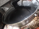 炊大皇 有钛平底锅304不锈钢煎锅全面屏不粘锅 可用铁铲 电磁炉通用28cm 实拍图