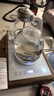 新功自动上水电热水壶玻璃保温茶台烧水壶喷淋煮茶器花茶壶电茶壶W34 1L W34（37*20）底部上水蒸煮多功能电茶炉 实拍图